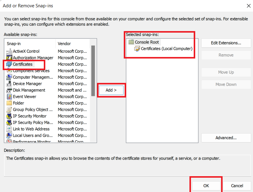 Create CSR and Install SSL Certificate